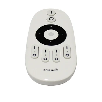 Mi.šviesos 2.4 G RD Belaidės 4-Zone Touch Remote+ 4pcs 12A Ryškumas Reguliuojamas Slopintuvo Reguliatorius Vienos Spalvos LED Juostelės