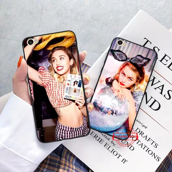Miley Cyrus Minkštos Gumos, Silikono Atveju Xiaomi Redmi Pastaba 4X 5 6 7 Pro 5A Ministras