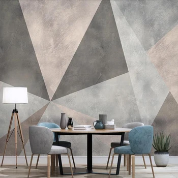 Milofi užsakymą 3D tapetai, freskos šiuolaikinės minimalistinė geometrinių fono sienos gyvenimo kambario, miegamasis apdailos dažymo tapetai