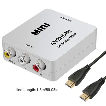Mini Av ir HDMI HDMI Konverteris Hd 1080P HDMI Konverteris Hd 1080P Adapteris Stiprus Stabilumo HDTV DVD, TV Box