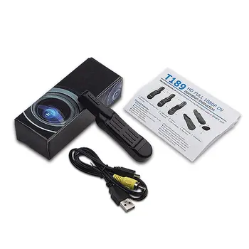Mini Pen T189 Full HD 1080P Balso Skaitmeninio Vaizdo DV Kamera, Diktofonas, vaizdo Kamera Mini Micro HD Sporto Kamera