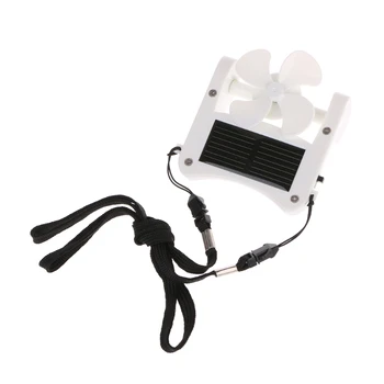 Mini Saulės energija/USB Portable Bžūp Skrybėlę Klipą Ventiliatorius Kabinti Darbalaukio Kempingas Studentų Aušintuvas Oro Kondicionavimo ApplianceU1JE