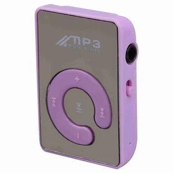 Mini Veidrodis Įrašą USB Skaitmeninis Mp3 Muzikos Grotuvas Paramos 8GB SD TF Kortelę Rožinė Žalia Mėlyna Juoda