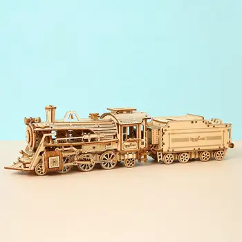 Modeliavimo Garo Traukinio Modelis Savarankiškai Asamblėjos Švietimo Dėlionės Žaidimai, Žaislai, Dovanos Vaikams mokomieji Žaislai Vaikams Dovanos