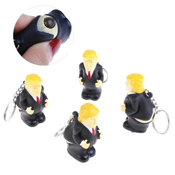 Modeliavimo Kakoti Keychain Pirmininkas Donald Trump Lėlės Pakabukas Išspausti Maišelį Paketų Prižiūrėtojų Raktinę Juokinga Automobilio Klaidingą Žaislas Naujovė Dovanos