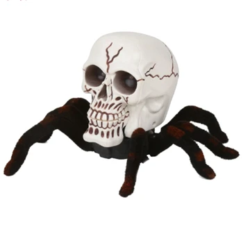 Modeliavimo Skeletas Tarantula Apgauti Žaislai, Pliušas py Išdaiga Kaukolė Voras Infraraudonųjų spindulių Vaikas Helovinas Naujovė Žaislų