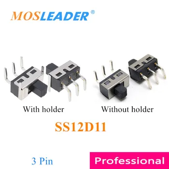 Mosleader 1000pcs 4,7 MM SS12D11 5MM, Rankenos ilgis Pastumkite jungiklį Perjunkite jungiklį Tiesiai pin Kampas pin (4,7 mm Pin vietos