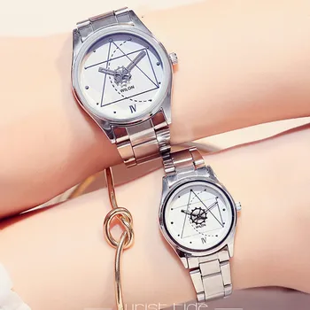 Moterų Laikrodžiai, Prabangūs Kūrybos Kvarciniai Laikrodžiai Moterims Vandeniui Plieno Riešo Laikrodis Paprastas Elegantiškas Porų Žiūrėti Moterys Vyrai