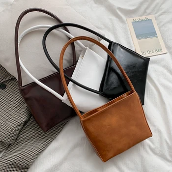Moterų maišas 2020 paprastų mados pažasties krepšys, universalus tekstūros pečių maišą