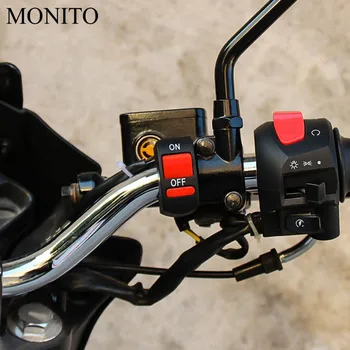 Motociklo Mygtuką Jungtis Jungiklis šviesos diodų (LED) Jungiklis, Jungtis, Tiesioginis HONDA CRF450R CRF250X CRF450X CRF 450R 250X 450X XR 125
