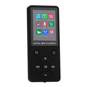 MP3 Grotuvas Anti Slip Mygtuką Kontrolės baterijomis, su HiFi Garso Kokybės Muzikos Grotuvai MP3 Parama TF Kortelę