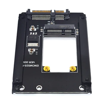 MSATA į SATA Adapteris Mini SATA SSD 2,5 colio SATA III 22-Pin Konverteris Kortelę Windows 8, 7, XP MAC
