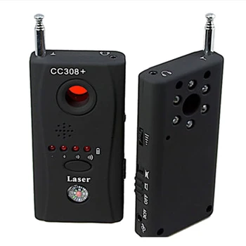 Multi-Funkcija Belaidės Kameros Lęšis Signalų Detektorius CC308+ Radijo Bangų Signalą Nustatyti vaizdo Kameros Full-range) WiFi RF, GSM Prietaisas Ieškiklis