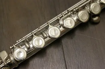 MURAMATSU M-150 16 Skyles Uždarytas C Melodija Fleitai Aukštos Kokybės Muzikos Instrumentas, Vario-nikelio Sidabro Padengtą Fleita Su