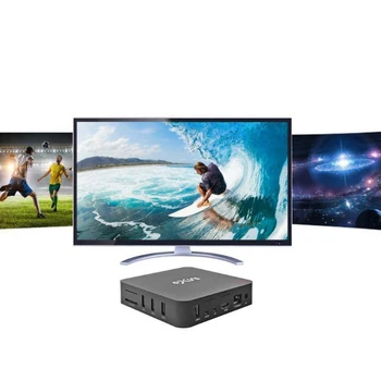MX9 Top Box 4K Quad Core, 1GB RAM, 8 GB ROM Android 10.1 TV BOX HD HDMI SD Lizdas WiFi 2.4 GHz TV Box Media Player -JAV Plug