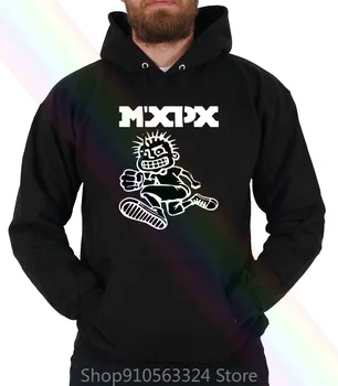 Mxpx Punk Roko grupės Logotipas Mens Juoda Hoodie Palaidinės Dydis S Iki 3Xl Moterys Vyrai