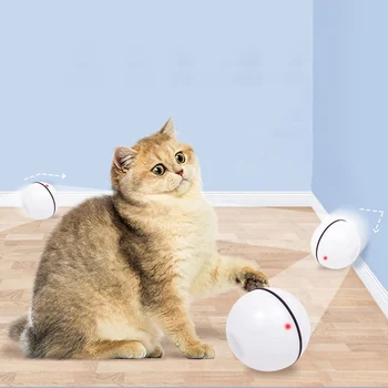 Naminių Kačių Žaislai USB Elektros Pet Kamuolys LED Geležinkelių 