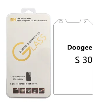 Nauja Doogee S30 Grūdintas Stiklas 9H 2.5 D Aukštos Kokybės Sprogimų Raštas Filmas Doogee S30 IP68 Vandeniui išmanųjį telefoną