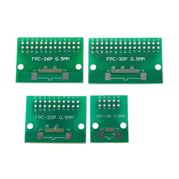 Naujas 1,0 mm FPC/FFC PCB Konverteris Valdybos Adapterio Lizdas Plokštė, Suvirinimo Jungtis 2019