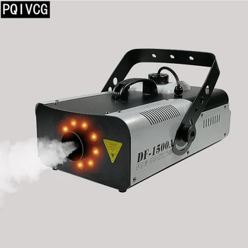 Naujas! 1500w led rūko mašina dmx512 rgb 3in1 led dūmų mašina profesionaliojo scenos dj įranga