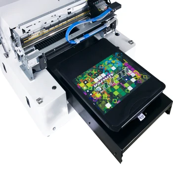Naujas Arrvial DTG T-Shirt Spausdinimo Mašina A3 Skaitmeninės Tekstilės Marškinėliai Spausdinimo Mašina Didelės Raiškos 6 Spalvų Bortinis Spausdintuvas