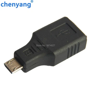 Naujas Atvykimo USB 2.0 moterį, Micro USB B 5 Pin Male Plug OTG Adapterio Konverteris Universalus mobilusis telefonas