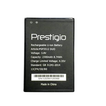 Naujas Aukštos kokybės 2000mAh Baterija Prestigio Muze B3 PSP3512 DUO PSP3512DUO Baterija