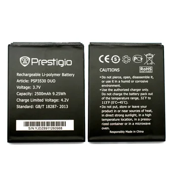 Naujas Aukštos Kokybės 3530 PSP3530 DUO Baterija Prestigio Muze D3, E3, F3 PSP 3530 DUO PSP3531 PSP3532 DUO Muze A7 PSP7530 DUO