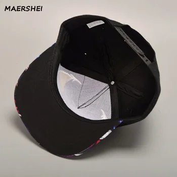 Naujas Aukštos Kokybės Unisex Medvilnės Snapback Cap Siuvinėjimo Mens Plokščių Kraštų Beisbolo Kepuraitę Mados Hip-Hop Skrybėlės