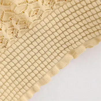 Naujas Britų vasaros retro seksualus apykaklės, peties hollow-out tekstūros striukė plonas megztas megztinis