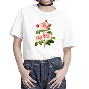 Naujas Dizainas Gėlės Marškinėlius Vasaros Drabužius Gražus Marškinėliai Mergaitėms