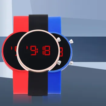 Naujas LED Skaitmeninio Laikrodžio Moterų Prabanga Silikono Dirželis Sporto Porą Laikrodžiai Elektroninis Laikrodis Laikrodis Reloj Mujer Reloj Hombre