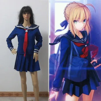 Naujas Likimas Nulio SAber cosplay kostiumų Studentų Sailor Tiktų bet kokio dydžio