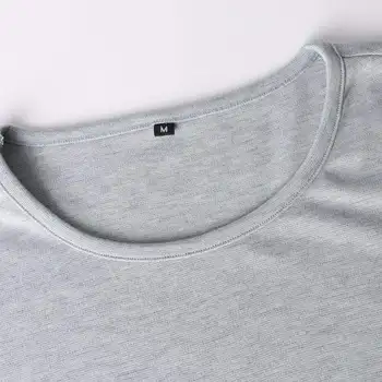 Naujas Mados Moteriški marškinėliai Trumpas Sijonas W1 2018 M +Didelis Pilkos spalvos Pieštukų Rinkiniai Moterims Gabalas Juosmens Atsitiktinis O-kaklo Dvi Rankovės