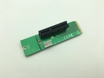 NAUJAS NGFF M2 M. 2 PCI-E 4x 1x Lizdą, Riser Card Adapteris Vyrų ir Moterų PCIE Daugiklis, BTC Bitcoin Miner Antminer Kasyba