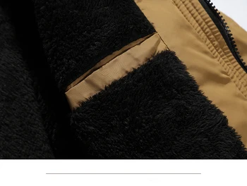 Naujas Prekės ženklo Drabužių 2018 Vyrų Žiemos Parkas Ilgai Stiliaus Atsitiktinis Palaidi Tinka Gobtuvu Jacker Dėl Šiltos Žiemos Striukė Vyrams, su Paminkštinimu