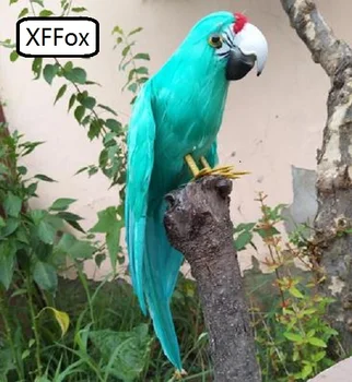 Naujas realus gyvenimas šviesiai žalia papūga modelis putų&plunksnų modeliavimas mažai sparnus papūga paukštis dovana, apie 30cm xf0221