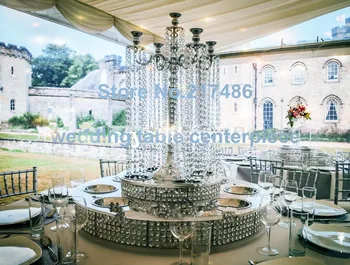 Naujas, skirtos elegantiškai, Aukštų kristalų gėlių stovas centerpieces vestuvių grindų ,crystal ramstis