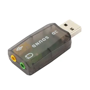 Naujas USB 2.0 Audio Ausinių, Mikrofono Lizdas Adapteris Keitiklis Didmeninė Lašas Laivybos