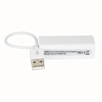 Naujas USB2.0 RJ45 Lan Tinklo Ethernet Adapterio plokštę 