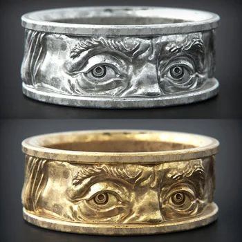Naujas Vintage Graviravimas Akių Žiedas Asmenybės Kūrybos Vyrų Žiedas Tendencija Šalis Žiedas Atostogų Dovanų Žiedą