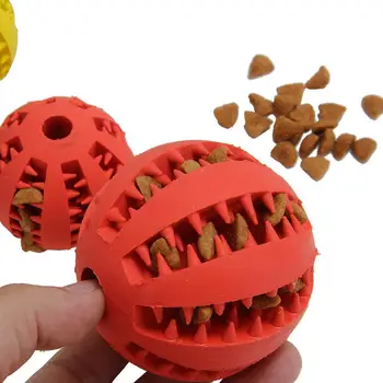 Naujas Šunelis Interaktyvus Žaislas Kaučiuko Kamuoliukus Naminių Kačių Ir Šunų Kramtyti Žaislas Kamuolys Dantys Kramtyti Žaislus Dantų Valymo Kamuolius Maisto Mažylis Priedai