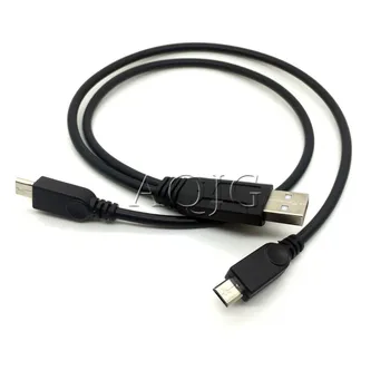 Naujausias 1PC Nešiojamas USB Vyrų Universalus Micro USB Dual Vyrų Y Adapteris, Splitter Cable