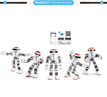 Naujausias pažangios nuotolinio valdymo žaislai šokių robotas su muzika