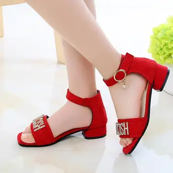 Naujausias vasaros mados Romos batai High-top merginos sandalai vaikus gladiatorių sandalai bamblys vaikų sandalai mergaitėms aukštos kokybės batus