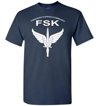 Naujos Prekės-Drabužiai, T Marškiniai norvegijos Norvegijos Specialiųjų Pajėgų Forsvarets Spesialkommando FSK T-shirt S iki 3XL marškinėliai