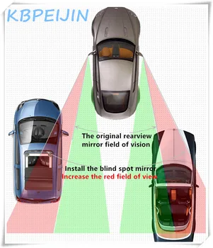 Naujų Automobilių reikmenys 360 Laipsnių Reguliuojamas Automobilių Galinio vaizdo Veidrodėlis, skirtas KIA sportage rio sorento cerato k2 Siela ceed Sportage 3 k5