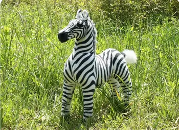 Naujų kūrybinių simulaiton zebra žaislas pliušinis zebra lėlės dovana, apie 50cm 2991