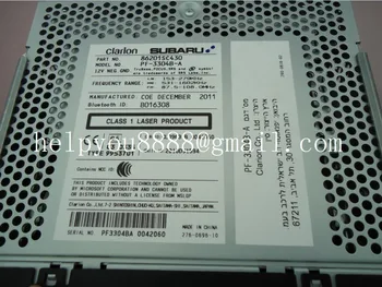 Nemokamai DHL/EMS SUBAARU 86201SC430 Clarion CD grotuvas PF-3304B-A SUBRU Forester 2012 OEM automobilio radijo WMA, MP3, USB, 