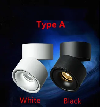 Nemokamas Pristatymas 6pcs/daug Didelės Galios 15W 20W COB LED Spot Light Namų Patalpų Lubų Žemyn Šviesos Žibintų Aukščio Balta Įstaiga